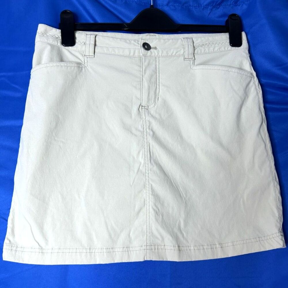 Eddie Bauer Tan Travex Skort Sz 6 Trail Outdoor Activewear Neutral Golf Hiking